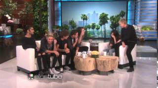 One Direction and lucky fan (Ellen DeGeneres Show 21/11/2014)