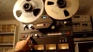 Video thumbnail for QUADRAPHONIC REEL TO REEL TAPE TASCAM 34 by RIII