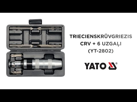 Набор ударных отверток YATO 7 шт. 5/16 (YT-2802) Набор ударных отверток YATO 7 шт. 5/16 (YT-2802)