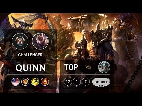 Quinn Top vs Tryndamere - NA Challenger Patch 9.22
