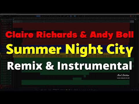 Claire Richards & Andy Bell Summer Night City Remix & Instrumental