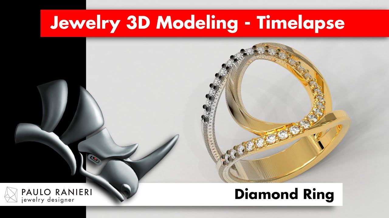 Кольцо с Бриллиантом 3D Принт Модель