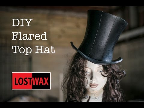 How To Make A Mad Hatter Top Hat- A DIY Tutorial and Pattern Halloween idea