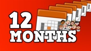 12 MONTHS!  (song for kids about 12 months in a year)