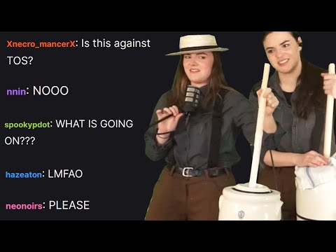 The stream ends when we churn butter