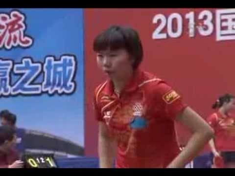 2013 China Trials for WTTC 1st Stage (Day 1): Li Xiaoxia vs Wen Jia
