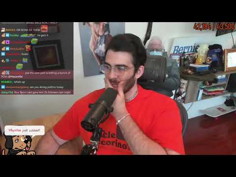 1/2 HasanAbi February 21, 2021 - SNL Israel Drama, Joe Rogan on Texas/Ted Cruz, OTK COVID FULL VOD