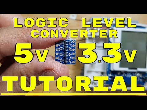 HOW TO USE LOGIC LEVEL SHIFTER ON ARDUINO TO CONVERT CIRCUITS AND SENSORS FROM 5V TO 3.3V CIRCUITS