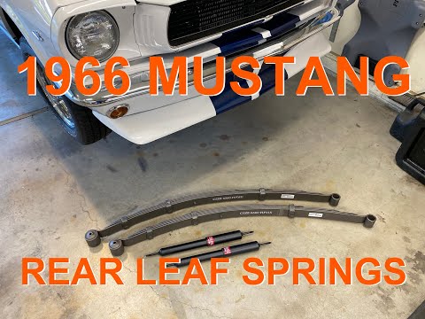 How to install Leaf Springs and Rear Shocks in a 1966 Mustang