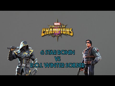 6 Star Ronin vs R.O.L Winter Soldier | Marvel Contest of Champions