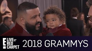 DJ Khaled Brings His Son Asahd to the 2018 Grammy Awards | E! Live from the Red Carpet