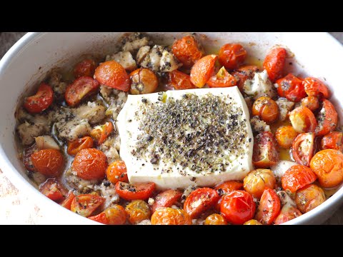 Baked feta cheese pasta recipe | I made tiktok viral feta cheese pasta | feta cheese pasta tiktok