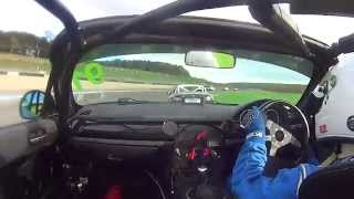 preview picture of video 'BRSCC Mazda MX5 SuperCup Donington Race 2 Car  91'