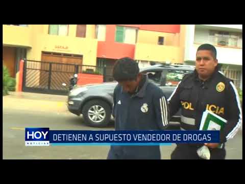 Detienen a supuesto vendedor de drogas