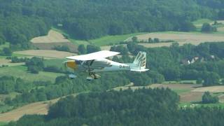 preview picture of video 'Cross-Country Flight of 5 Ultralight airplanes - Remos G3 and Comco C42'