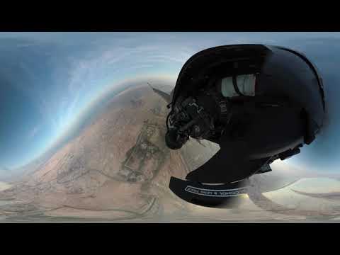 F-16 Viper Demo 360 Video - Bahrain Air show