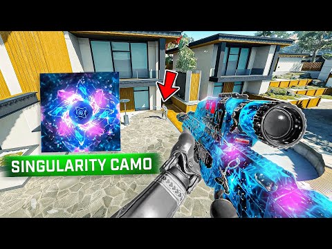 I UNLOCKED the NEW SINGULARITY CAMO but with a TRICKSHOT.. (omg..)