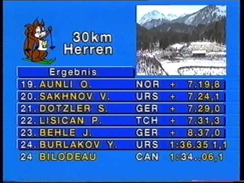 Skid-VM 1987, Oberstdorf - 30 km, herrar (3 av 3)