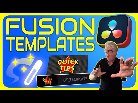 FOLLOW ALONG! MAKE YOUR OWN FUSION TEMPLATE in DaVinci Resolve