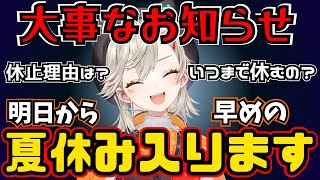 夏休みに入る理由と夏休みの過ごし方を話す小森めと【ぶいすぽ/小森めと】