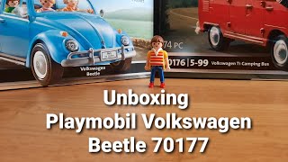 Unboxing Playmobil Volkswagen Käfer Beetle 70177