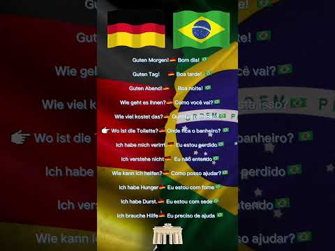 Frases básicas que você precisa saber falar em alemão #idiomaalemao