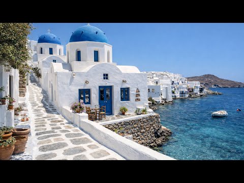 Santorini, Greece 🇬🇷 | Summer 2025 - 4K HDR Walking Tour