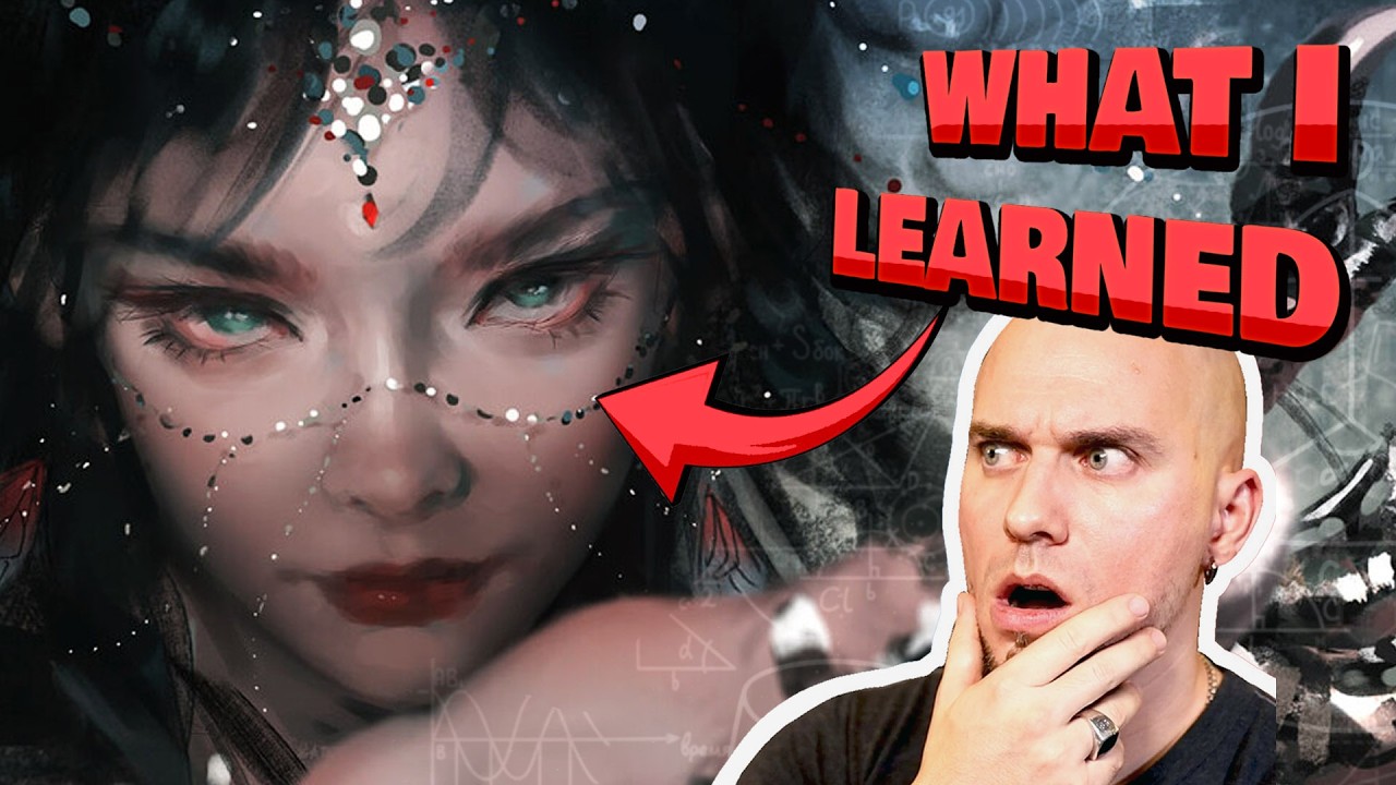 I studied WLOP’s art to acquire his skills 🧠