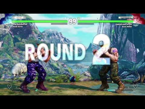 Street Fighter V: Guile Online MP pt1 - 1st Mirror Match!
