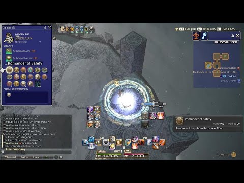 Solo Paladin Palace of the Dead Floor 171-180 | PoTD PLD | Deep Dungeon