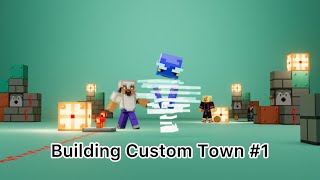 Building Custom Town in Minecraft #1 | Aryan Gaming YT
