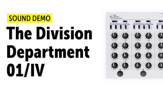 Video thumbnail for The Division Department 01/IV Drum Sound Demo (No Talking) by Bonedo Synthesizers