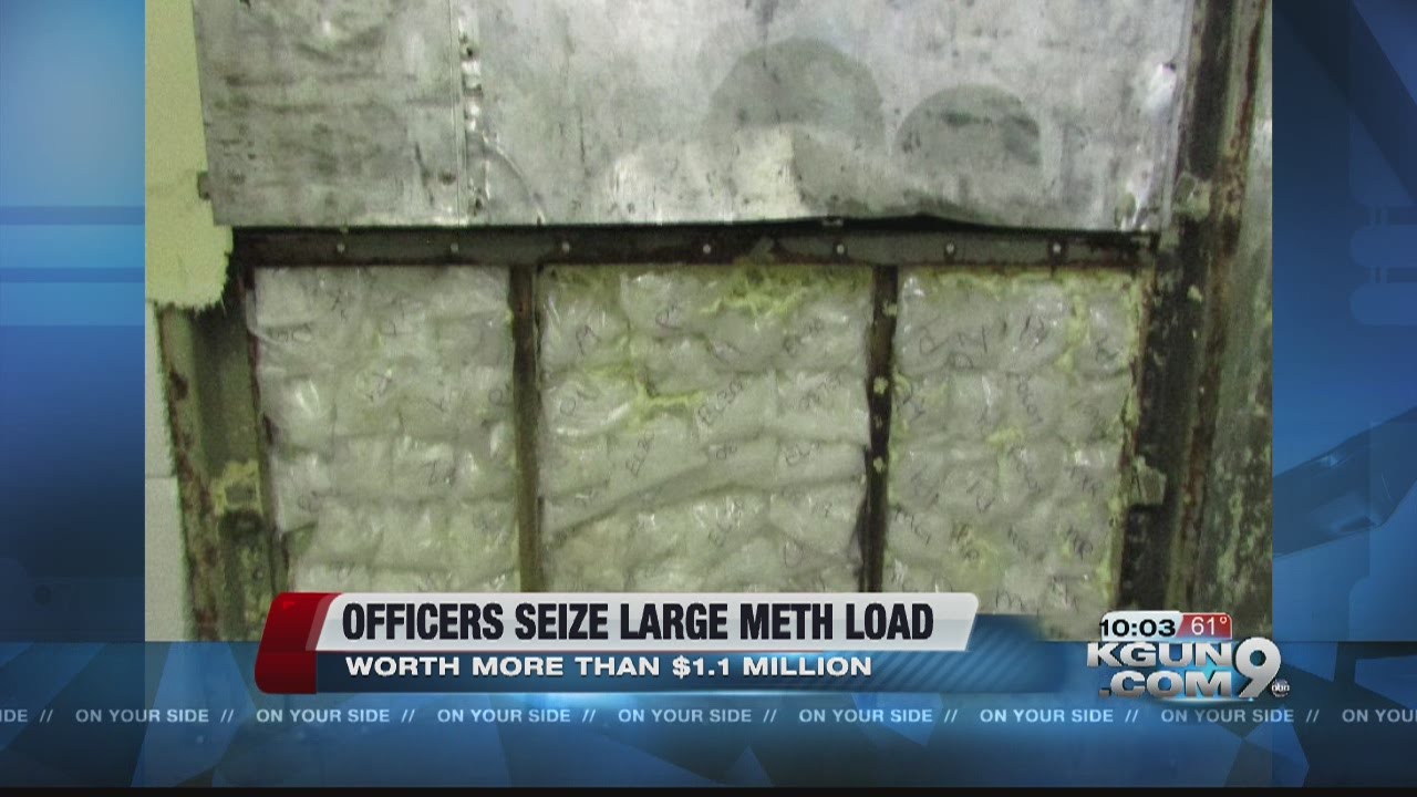 Officers seize largest meth load in Arizona Port history