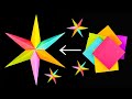 Sticky Note Origami ️ Star Origami Easy