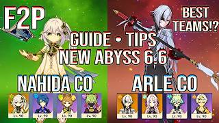 🔥 [Guide] Best F2P Teams!? Nahida & Arlecchino Destroy New Spiral Abyss 12 | Genshin Impact