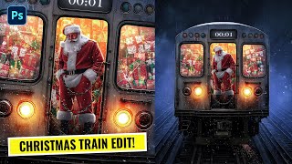 Christmas Train - Photoshop Manipulation Tutorial