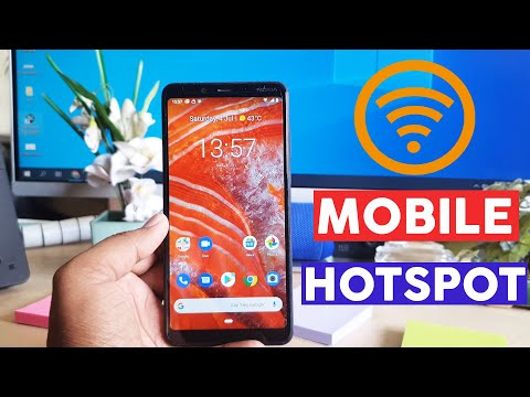 How to Set Up Mobile Hotspot on NOKIA 3.1 Plus - Create WiFi Hotspot