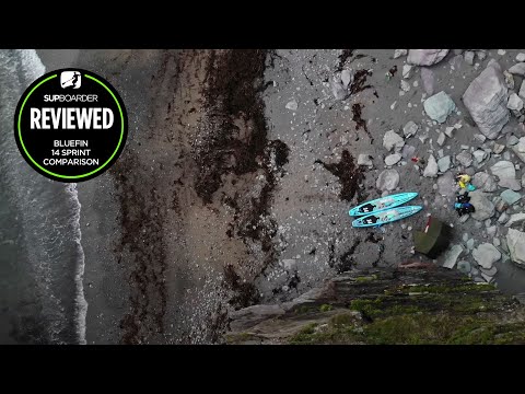 Bluefin Sprint 14' board comparison / SUPboarder review video