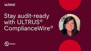 ULTRUS® ComplianceWire®: A Purpose-Built Platform for Compliance-Critical Workforce Qualification