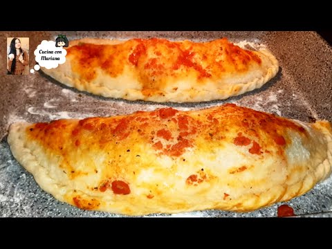 Calzone al forno Riceta Facile/ Stuffed Calzone Pizza