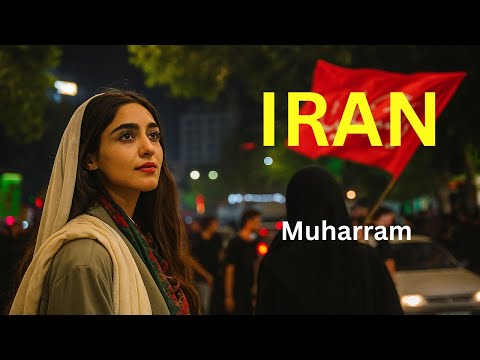 Muharram in Iran 🇮🇷 | Walking Tour of Tekiyeh & Mourning Streets