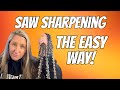 Sharp Blades And Smooth Cuts The EASIEST Way To Sharpen Your Chainsaw Chain Perfectly Every Time