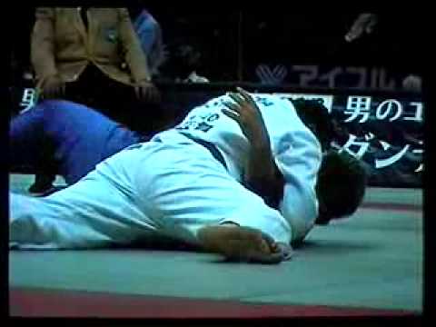 JUDO 2005 World Championships: Dennis van der Geest (NED) - Lasha Gujejiani ლაშა გუჯეჯიანი (GEO)