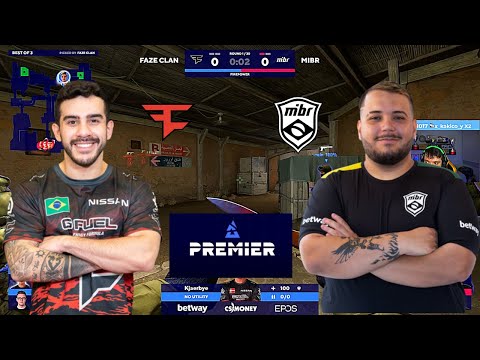 FAZE vs MIBR - DUST2 map 2 - BLAST Premier Fall 2020 @Gaules