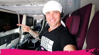 Flying QATAR AIRWAYS to Miami - ECONOMY CLASS REVIEW | Kuwait to Miami