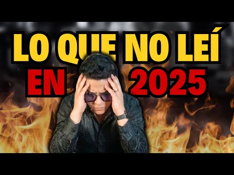 📚Los 60 libros que IBA A LEER en 2025 • EsMarcoReyes🔥