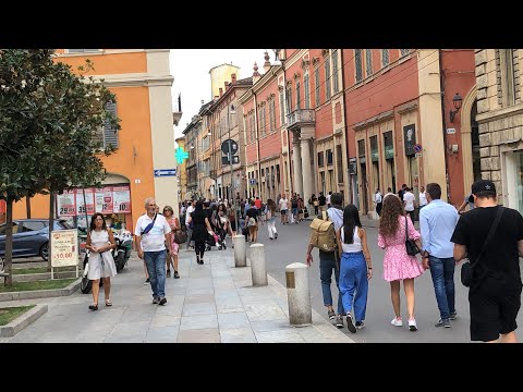MODENA - WALKING TOUR 4K - modena italy  2022 🍓🌶 #moda #travel #walking #tourism