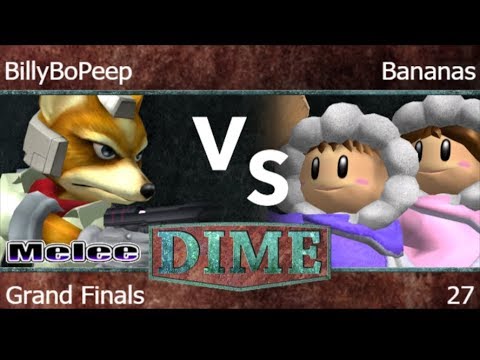 DIME 27 - TNC | BillyBoPeep (Fox) vs Bananas (ICs) Grand Finals - Melee