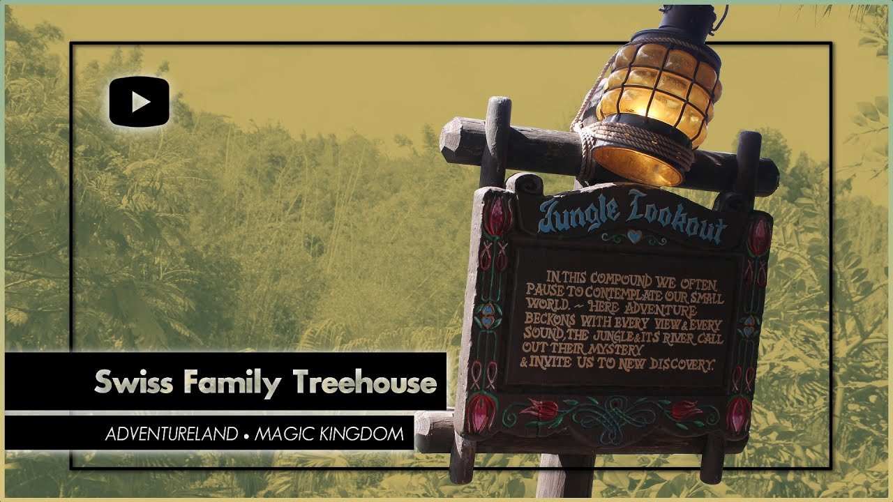 MyDisneyFix | Swiss Family Treehouse FULL WALKTHROUGH, Magic Kingdom ...