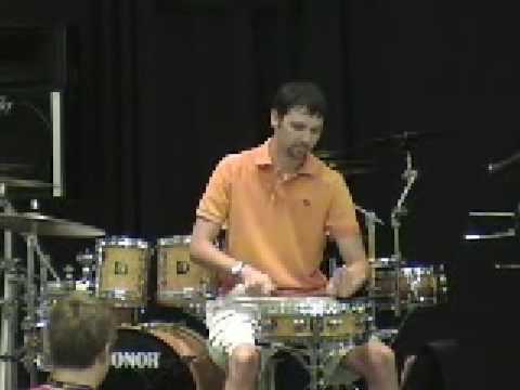 Improv Jazz Brush Solo before a drum clinic at D-Fest